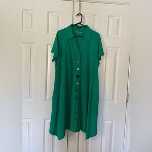 Soft Surroundings Danielle Button Dress. Size 1X. Super comfy with pockets!!